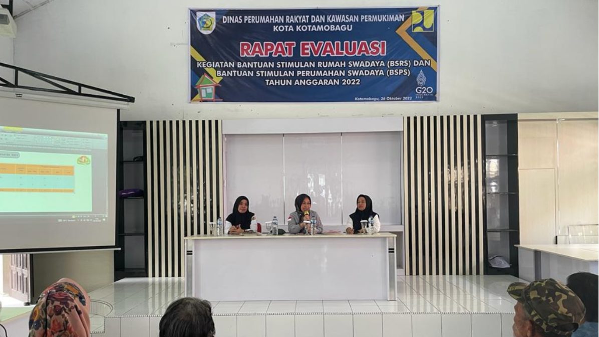 Rapat Evaluasi Kegiatan Bantuan Stimulan Rumah Swadaya (BSRS) dan Bantuan Stimulan Perumahan Swadaya (BSPS) 